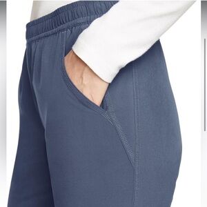 Eddie Bauer Gray Fleece-Lined Softshell Pants XS | Warm Winter Hiking Joggers